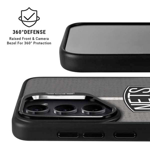 NBA Brooklyn Nets Canvas Galaxy S26 Ultra Kickstand Case