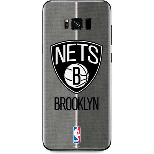 NBA Brooklyn Nets Canvas Galaxy S8 Skin