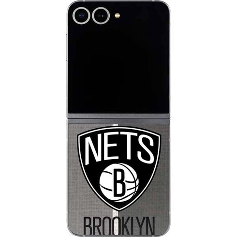NBA Brooklyn Nets Canvas Galaxy Z Flip6 Skin