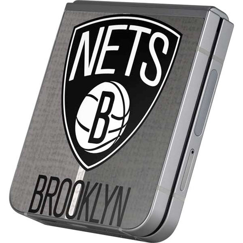 NBA Brooklyn Nets Canvas Galaxy Z Flip6 Skin