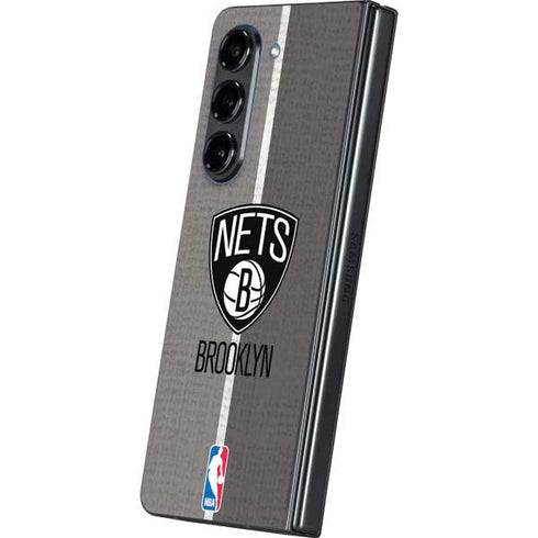 NBA Brooklyn Nets Canvas Galaxy Z Fold5 5G Skin