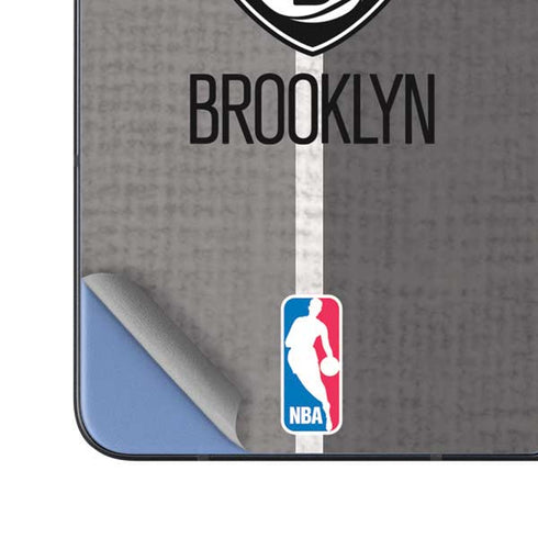 NBA Brooklyn Nets Canvas Galaxy Z Fold5 5G Skin