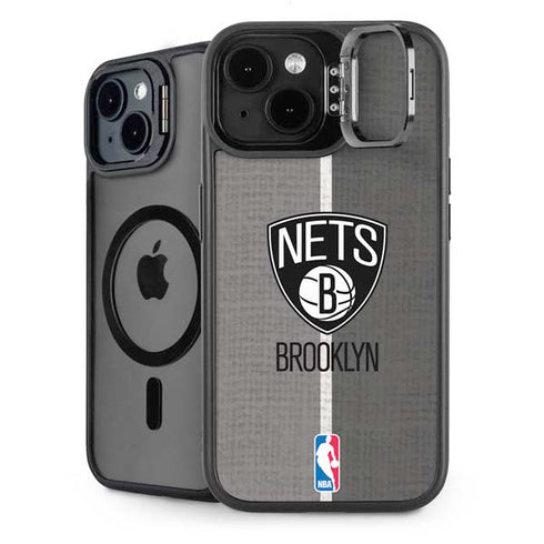 NBA Brooklyn Nets Canvas iPhone 14 Kickstand Case