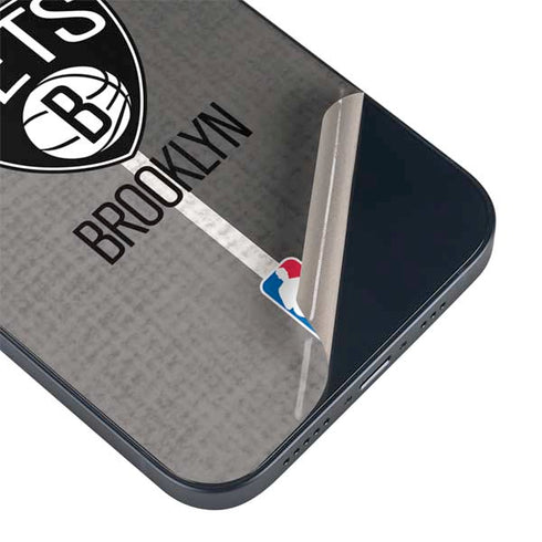 NBA Brooklyn Nets Canvas iPhone 15 Skin