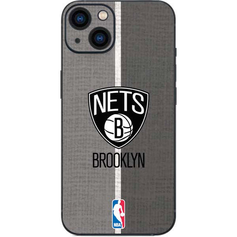 NBA Brooklyn Nets Canvas iPhone 15 Skin