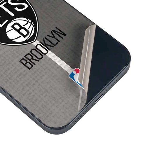 NBA Brooklyn Nets Canvas iPhone 15 Skin