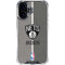 NBA Brooklyn Nets Canvas iPhone 16 Plus Clear Case