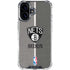 NBA Brooklyn Nets Canvas iPhone 16 Plus Clear Case