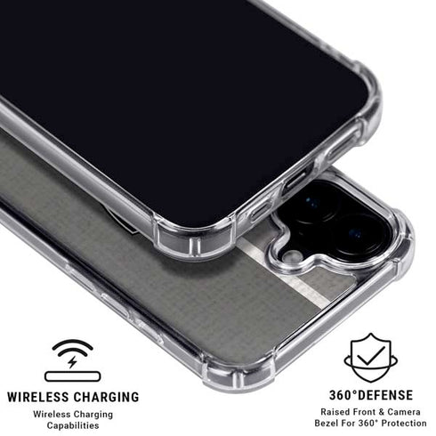 NBA Brooklyn Nets Canvas iPhone 16 Plus Clear Case