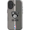 NBA Brooklyn Nets Canvas iPhone 16 Plus Impact Case