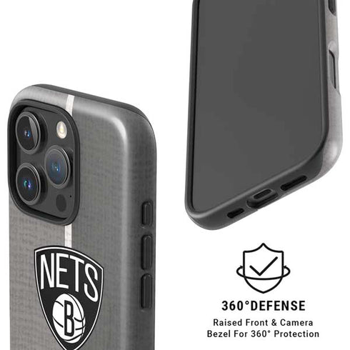 NBA Brooklyn Nets Canvas iPhone 16 Pro Magsafe Impact Case