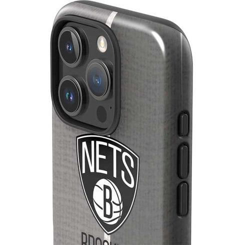 NBA Brooklyn Nets Canvas iPhone 16 Pro Max Impact Case