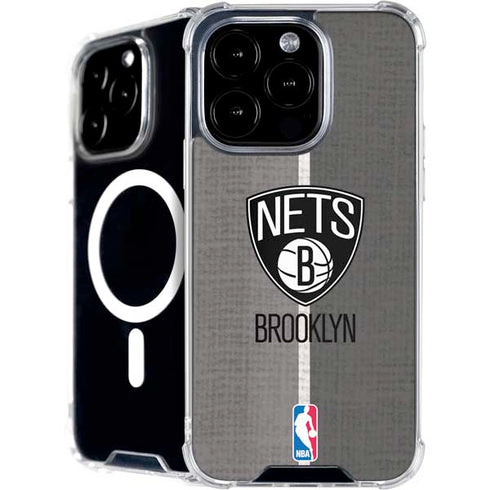 NBA Brooklyn Nets Canvas iPhone 16 Pro Max MagSafe Case
