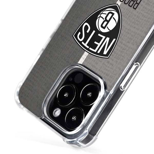 NBA Brooklyn Nets Canvas iPhone 16 Pro Max MagSafe Case