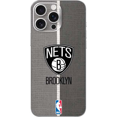NBA Brooklyn Nets Canvas iPhone 16 Pro Max Skin