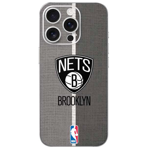 NBA Brooklyn Nets Canvas iPhone 16 Pro Skin