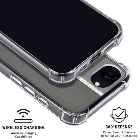 NBA Brooklyn Nets Canvas iPhone 16e Clear Case