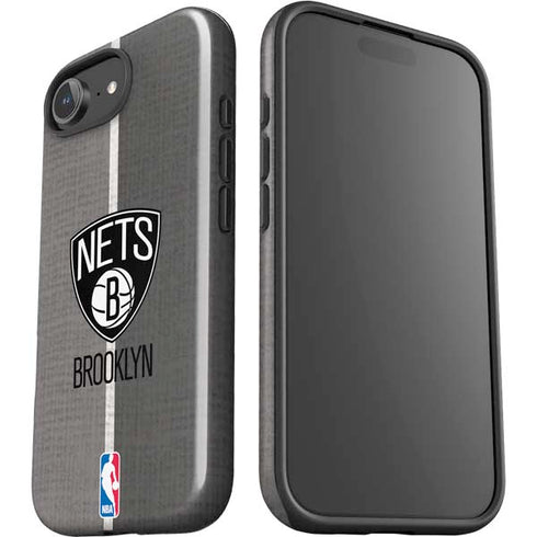 NBA Brooklyn Nets Canvas iPhone 16e Impact Case