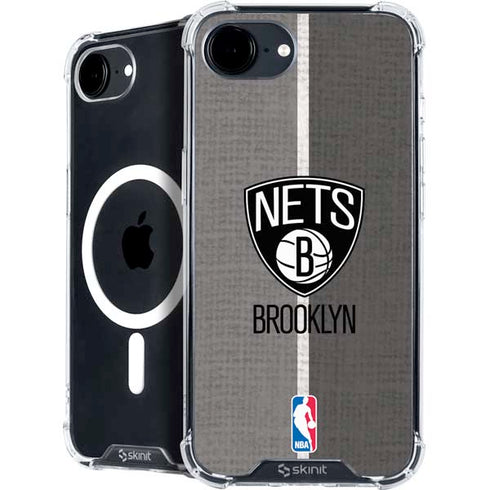 NBA Brooklyn Nets Canvas iPhone 16e MagSafe Case