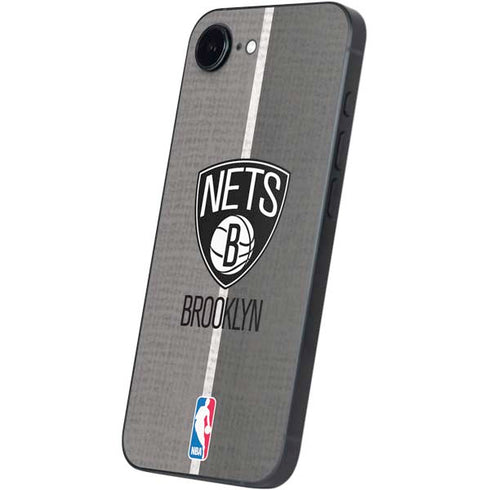 NBA Brooklyn Nets Canvas iPhone 16e Skin