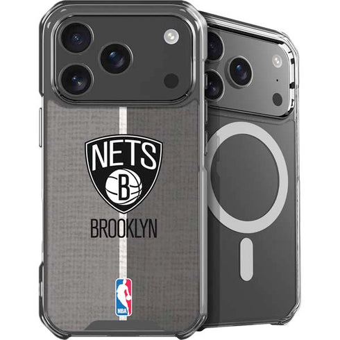 NBA Brooklyn Nets Canvas iPhone 18 Pro MagSafe Case