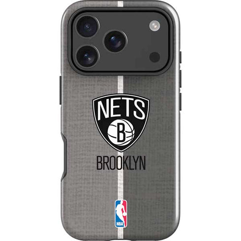 NBA Brooklyn Nets Canvas iPhone 18 Pro Max Impact Case