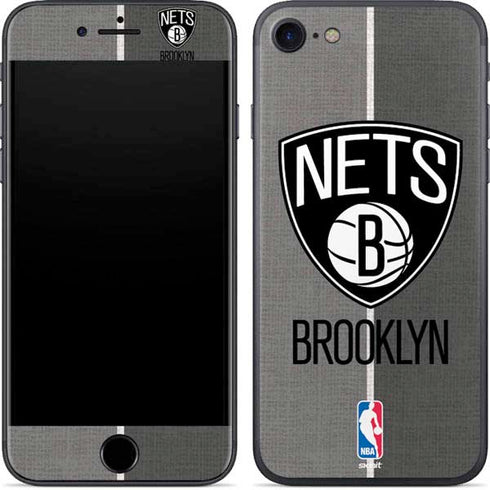 NBA Brooklyn Nets Canvas iPhone 7 Skin
