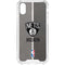 NBA Brooklyn Nets Canvas iPhone XS Clear Case