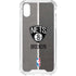 NBA Brooklyn Nets Canvas iPhone XS Clear Case