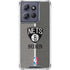 NBA Brooklyn Nets Canvas Moto G 5G (2025) Clear Case