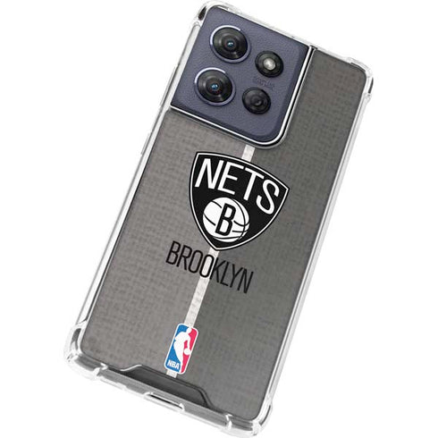 NBA Brooklyn Nets Canvas Moto G Play 5G (2025) Clear Case