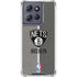 NBA Brooklyn Nets Canvas Moto G Stylus 5G (2025) Clear Case