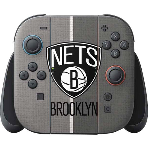 NBA Brooklyn Nets Canvas Nintendo Skins