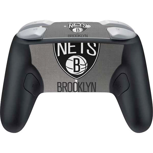 NBA Brooklyn Nets Canvas Nintendo Switch 2 (2025) Pro Controller Skin