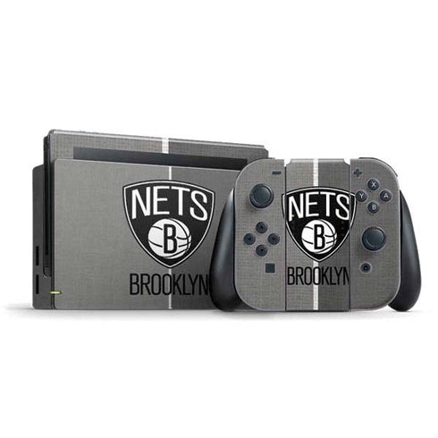 NBA Brooklyn Nets Canvas Nintendo Skins