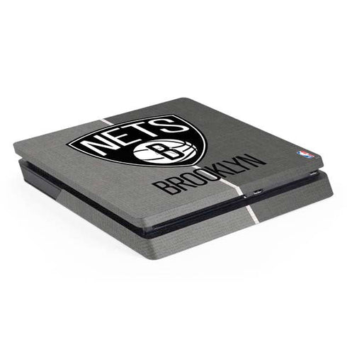 NBA Brooklyn Nets Canvas PS4 Slim Skin