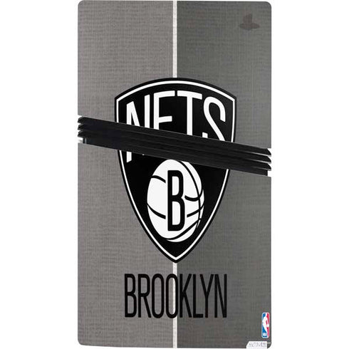 NBA Brooklyn Nets Canvas PS5 Pro Console Skin