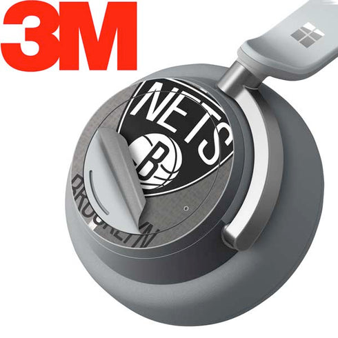 NBA Brooklyn Nets Canvas Surface Headphones Skin