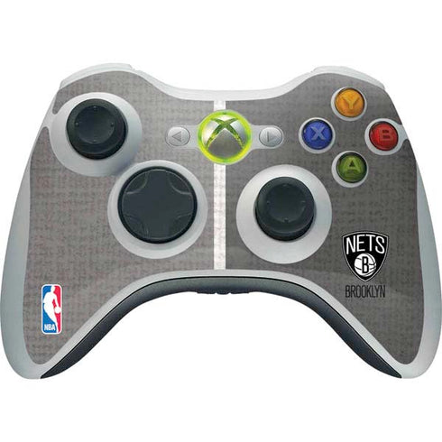NBA Brooklyn Nets Canvas Xbox 360 Wireless Controller Skin