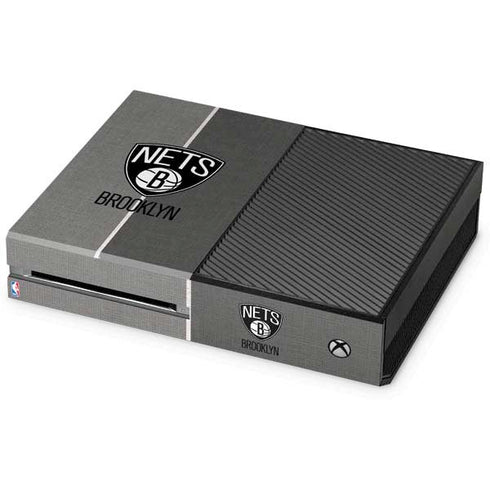 NBA Brooklyn Nets Canvas Xbox One Console Skin