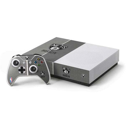 NBA Brooklyn Nets Canvas Xbox One S All-Digital Edition Bundle Skin