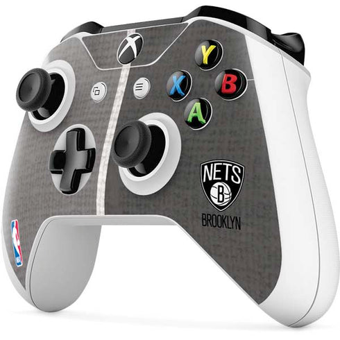 NBA Brooklyn Nets Canvas Xbox One S Controller Skin