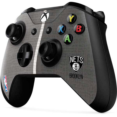 NBA Brooklyn Nets Canvas Xbox One X Controller Skin