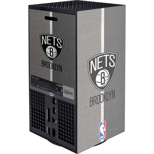 NBA Brooklyn Nets Canvas XBox Series X Digital Edition Console Skin
