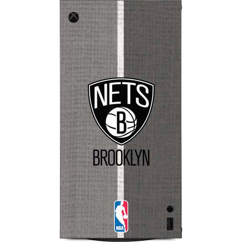 NBA Brooklyn Nets Canvas XBox Series X Digital Edition Console Skin