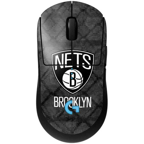NBA Brooklyn Nets Dark Rust G Pro Wireless Gaming Mouse Skin