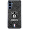 NBA Brooklyn Nets Dark Rust Galaxy A35 5G Clear Case