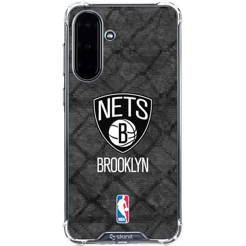 NBA Brooklyn Nets Dark Rust Galaxy A36 5G Clear Case