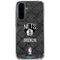 NBA Brooklyn Nets Dark Rust Galaxy A36 5G Clear Case