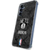 NBA Brooklyn Nets Dark Rust Galaxy A55 5G Clear Case
